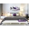 image:imageWieco Art Purple Love Butterfly 5 Panels Modern 100 Hand Painted Stretched and Framed Abstract Romance Artwork Oil Paintings on Canvas Wall Art Ready to Hang for Home Decor 5pcsset10x16inchx2pcs 8x20inchx2pcs 8x24inchx1pc
