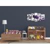 image:imageWieco Art Purple Love Butterfly 5 Panels Modern 100 Hand Painted Stretched and Framed Abstract Romance Artwork Oil Paintings on Canvas Wall Art Ready to Hang for Home Decor 5pcsset10x16inchx2pcs 8x20inchx2pcs 8x24inchx1pc