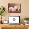 image:imageWieco Art Canvas Prints Wall Art Peonies 1889 by Alexandre Gamba De Preydour French18461931 Canvas Prints for Living Room Home and Office Decorations