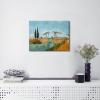 image:imageWieco Art Canvas Prints Wall Art Langlois Bridge at Arles by Vincent Van Gogh Oil Paintings Reproduction Canvas Artwork Pictures for Home and office Decorations16L x 12W