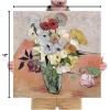 image:imageWieco Art Japanese Vase with Roses and Anemones by Vincent Van Gogh Oil Paintings Reproduction Canvas Prints Artwork Flowers Pictures on Canvas Wall Art for Home and office DecorationsGallery Wrapped