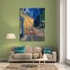 image:imageWieco Art Large Wall Art Canvas Prints of Cafe Terrace at Night Canvas Prints Wall Art by Van Gogh Paintings Reproduction Abstract Artwork for Home Office Bedroom DecorationGallery Wrapped
