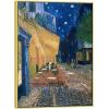 image:imageWieco Art Large Wall Art Canvas Prints of Cafe Terrace at Night Canvas Prints Wall Art by Van Gogh Paintings Reproduction Abstract Artwork for Home Office Bedroom DecorationGold Frame