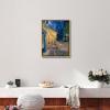 image:imageWieco Art Large Wall Art Canvas Prints of Cafe Terrace at Night Canvas Prints Wall Art by Van Gogh Paintings Reproduction Abstract Artwork for Home Office Bedroom DecorationBronze Gold Frame