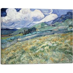 image:imageWieco Art Canvas Prints Wall Art Landscape from SaintRemy by Vincent Van Gogh Oil Paintings Reproduction Canvas Prints Artwork Pictures for Home and office Decorations16L x 12W