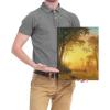 image:imageWieco Art Canvas Prints Wall Art Light in the Forest by Albert Bierstadt Canvas Prints Picture for Living Room Home and Office Decorations
