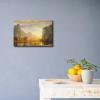 image:imageWieco Art Canvas Prints Wall Art Valley of the Yosemite 1864 by Albert Bierstadt Canvas Repro Prints for Living Room Home and Office Decorations