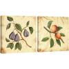 image:imageWieco Art Fruit for Kitchen Decor 2 Piece Giclee Canvas Prints Wall Art By Flowers and Trees Oil Paintings Style Pictures for Bedroom Home Decorations Modern Stretched and Framed Grace Artwork