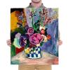 image:imageWieco Art Black Framed Canvas Prints Wall Art Still Life of Peonies in a Vase 1907 by Henri Matisse Abstract Canvas Art Print for Wall Decor and Home Office DecorationsGallery Wrapped