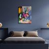image:imageWieco Art Black Framed Canvas Prints Wall Art Still Life of Peonies in a Vase 1907 by Henri Matisse Abstract Canvas Art Print for Wall Decor and Home Office DecorationsGallery Wrapped