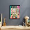 image:imageWieco Art Framed Canvas Print Wall Art Open Window Collioure 1905 by Henri Mattise Abstract Colorful Art Matisse Posters Canvas Prints for Wall and Home Decorations Black Frame