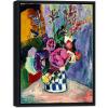 image:imageWieco Art Black Framed Canvas Prints Wall Art Still Life of Peonies in a Vase 1907 by Henri Matisse Abstract Canvas Art Print for Wall Decor and Home Office DecorationsBlack Frame