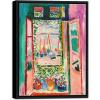 image:imageWieco Art Framed Canvas Print Wall Art Open Window Collioure 1905 by Henri Mattise Abstract Colorful Art Matisse Posters Canvas Prints for Wall and Home Decorations Black Frame