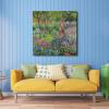 image:imageWieco Art Large Canvas Print Wall Art The Iris Garden at Giverny18991900 by Claude Monet Impressionism Art Print Picture Artwork for Living Room Bedroom Home Kitchen Decorations32L x 32W