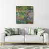 image:imageWieco Art Large Canvas Print Wall Art The Iris Garden at Giverny18991900 by Claude Monet Impressionism Art Print Picture Artwork for Living Room Bedroom Home Kitchen Decorations24L x 24W