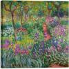 image:imageWieco Art Large Canvas Print Wall Art The Iris Garden at Giverny18991900 by Claude Monet Impressionism Art Print Picture Artwork for Living Room Bedroom Home Kitchen Decorations24L x 24W