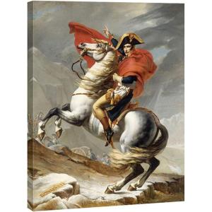 image:imageWieco Art Framed Napoleon Crossing The Alps of JacquesLouis David Oil Paintings Reproduction Abstract HD Prints Wall Decor Classic Artwork for Home amp Office DecorationGallery Wrapped